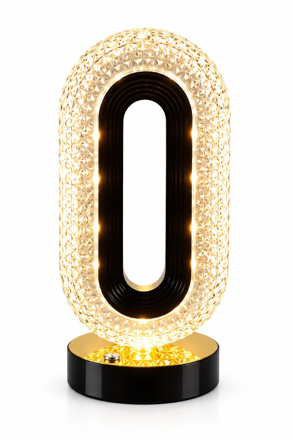 Crystal Oval Sensor Lamp