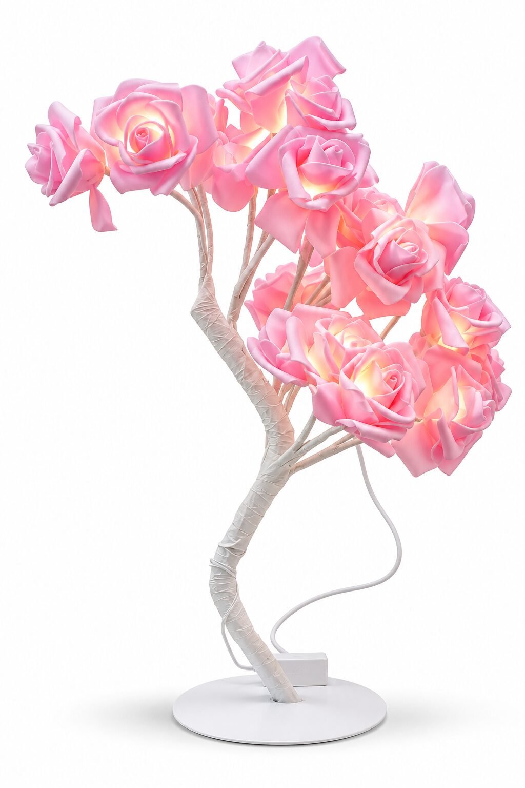Pink Rose Tree LED Lamp